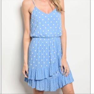 NWT polka dots and ruffles